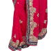 Mind-blowing Magenta Colored Stone Worked Chiffon Saree Mind-blowing Magenta Colored Stone Worked Chiffon Saree